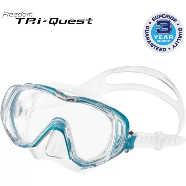 TUSA M-3001 Freedom Tri-Quest Scuba Diving Mask