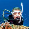 imageTUSA SP0101 Hyperdry Elite II Scuba Diving SnorkelBlackBronze