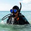 imageTUSA SP170 Platina Hyperdry II Scuba Diving SnorkelIndigo Blue