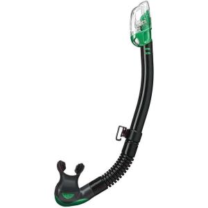 imageTUSA SP0101 Hyperdry Elite II Scuba Diving SnorkelBlackEnergy Green