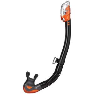 imageTUSA SP0101 Hyperdry Elite II Scuba Diving SnorkelBlackEnergy Orange