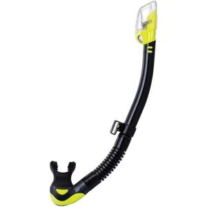 imageTUSA SP0101 Hyperdry Elite II Scuba Diving SnorkelBlackFlash Yellow