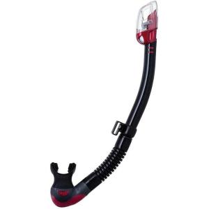imageTUSA SP0101 Hyperdry Elite II Scuba Diving SnorkelBlackMetallic Dark Red