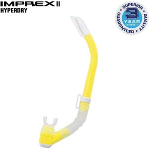 imageTUSA SP580 Imprex II Hyperdry Scuba Diving SnorkelFlash Yellow