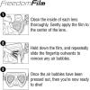 imageTUSA AntiFog Freedom Film for ScubaSnorkeling Masks Large 2Window