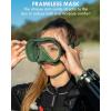 imageTUSA M1010 Zensee Scuba Diving MaskKhaki