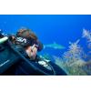 imageTUSA M1010F Zensee Scuba Diving Mask with Fabric Strap WhiteWhite