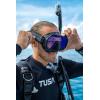 imageTUSA M1010F Zensee Scuba Diving Mask with Fabric Strap WhiteWhite