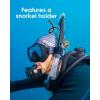 imageTUSA M1011F Ino Scuba Diving Mask with Fabric StrapBlackBlack
