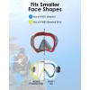 imageTUSA M1011F Ino Scuba Diving Mask with Fabric StrapBlackBlack