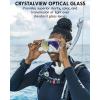 imageTUSA M1011S Ino Pro Scuba Diving MaskBlackFishtail Blue
