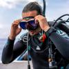 imageTUSA M2001 Paragon Scuba Diving MaskBlackMetallic Dark Red