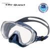 imageTUSA M3001 Freedom TriQuest Scuba Diving MaskIndigo SkirtIndigo Frame