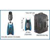 imageTUSA SF0101 Hyflex Vesna Scuba Diving FinsFishtail Blue