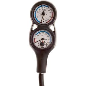 imageTUSA 3 Gauge Analog Scuba Dive Console Metric SCA360EBK