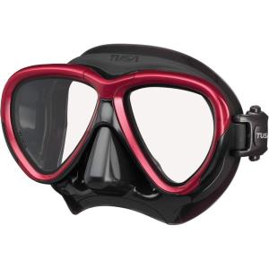 imageTUSA Intega Diving MaskBlackMetallic Dark Red