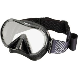 imageTUSA M1011F Ino Scuba Diving Mask with Fabric StrapBlackBlack