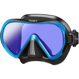 imageTUSA M1011S Ino Pro Scuba Diving MaskBlackFishtail Blue