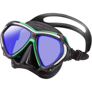 imageTUSA M2001 Paragon Scuba Diving MaskBlackEnergy Green