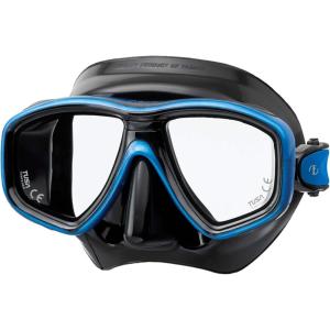 imageTUSA M212 Freedom Ceos Scuba Diving MaskBlackFishtail Blue