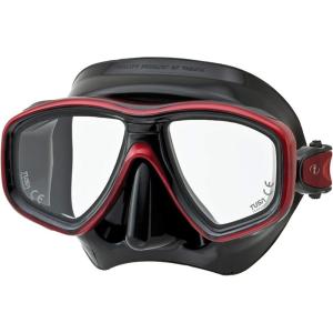 imageTUSA M212 Freedom Ceos Scuba Diving MaskBlackMetallic Dark Red