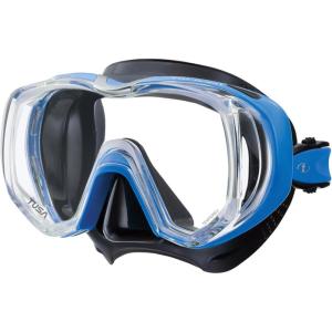 imageTUSA M3001 Freedom TriQuest Scuba Diving MaskBlackFishtail Blue