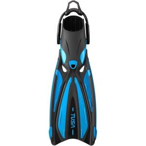 imageTUSA SF0114 Solla Scuba Diving Fins with Bungee StrapFishtail Blue