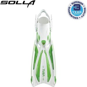 imageTUSA SF22 Solla Open Heel Scuba Diving FinsSiesta GreenWhite