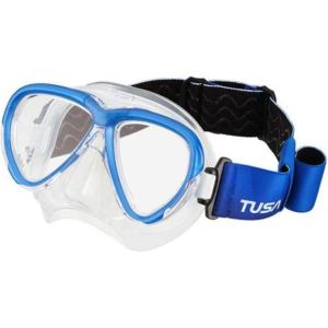 imageTUSA M2004F Intega Scuba Diving Mask with Fabric StrapFishtail Blue