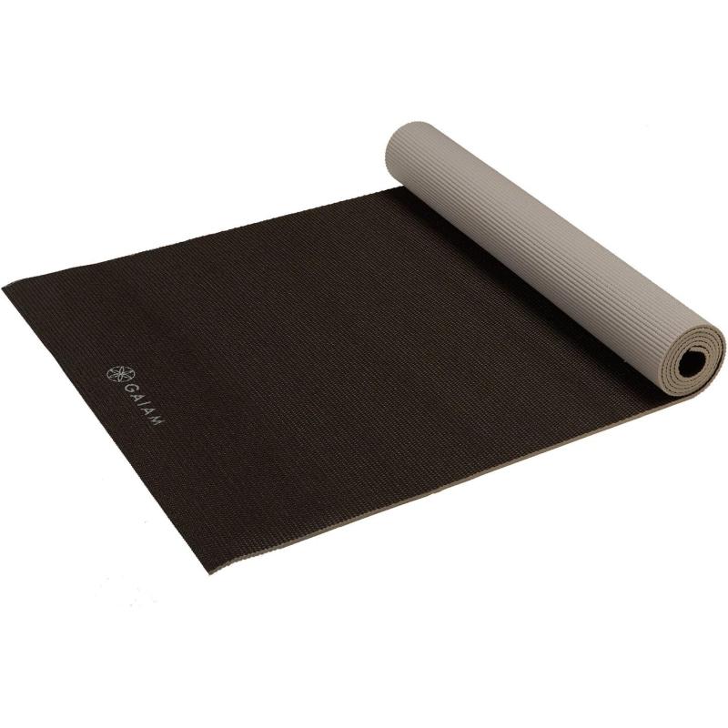 Gaiam Solid Color Yoga Mat, Non Slip Exercise &amp; Fitness Mat for All Types of Yoga, Pilates &amp; Floor Exercises