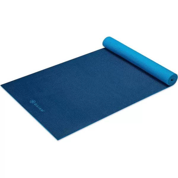 Gaiam Solid Color Yoga Mat, Non Slip Exercise &amp; Fitness Mat for All Types of Yoga, Pilates &amp; Floor Exercises)