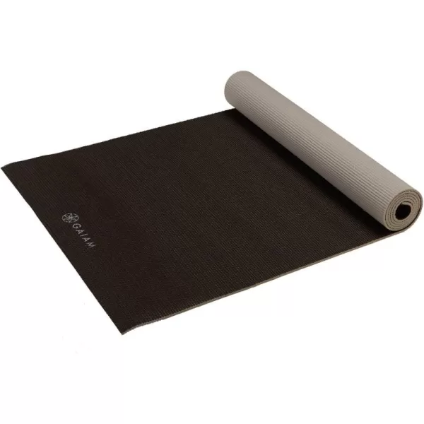 Gaiam Solid Color Yoga Mat, Non Slip Exercise &amp; Fitness Mat for All Types of Yoga, Pilates &amp; Floor Exercises