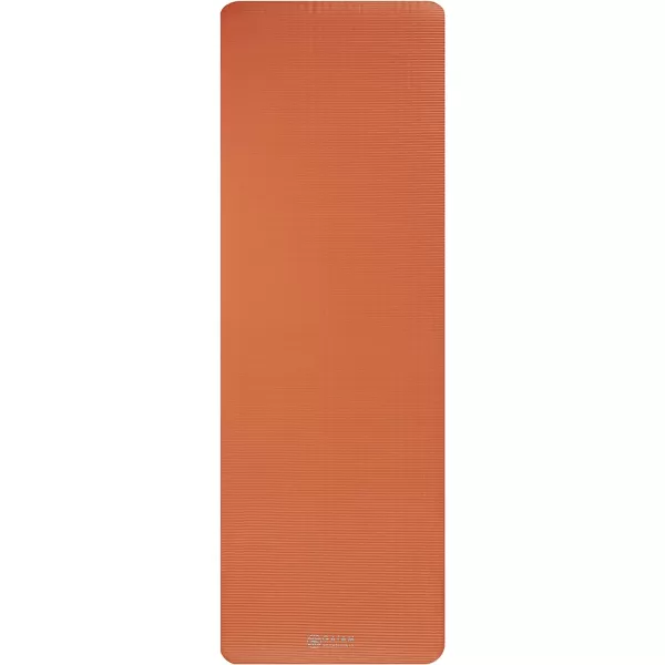 Gaiam Essentials Thick Yoga Mat Fitness &amp; Exercise Mat with Easy-Cinch Yoga Mat Carrier Strap, 72"L x 24"W x 2/5 Inch Thick