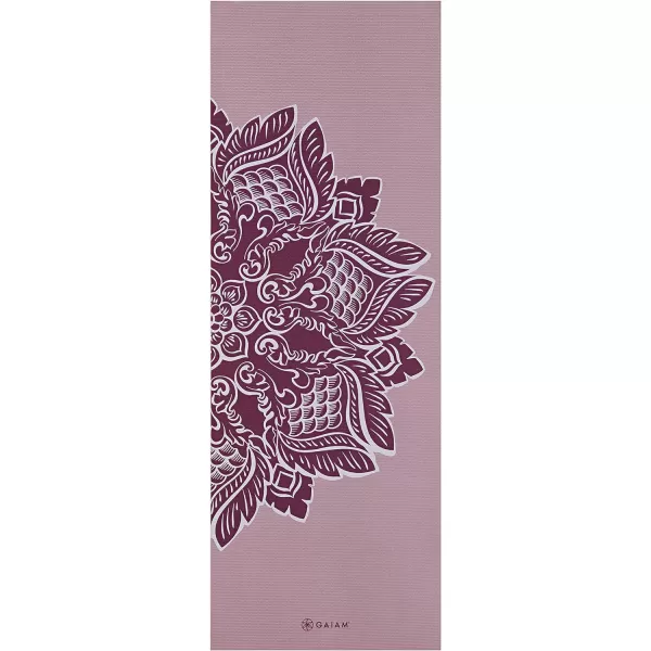 Gaiam Print Yoga Mat, Non Slip Exercise &amp; Fitness Mat for All Types of Yoga, Pilates &amp; Floor Exercises