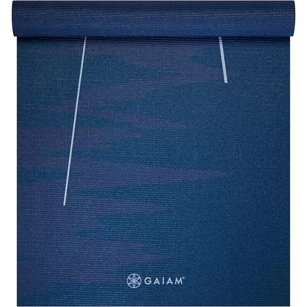 Gaiam Print Yoga Mat, Non Slip Exercise &amp; Fitness Mat for All Types of Yoga, Pilates &amp; Floor Exercises