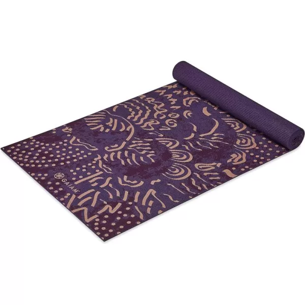 Gaiam Print Yoga Mat, Non Slip Exercise &amp; Fitness Mat for All Types of Yoga, Pilates &amp; Floor Exercises