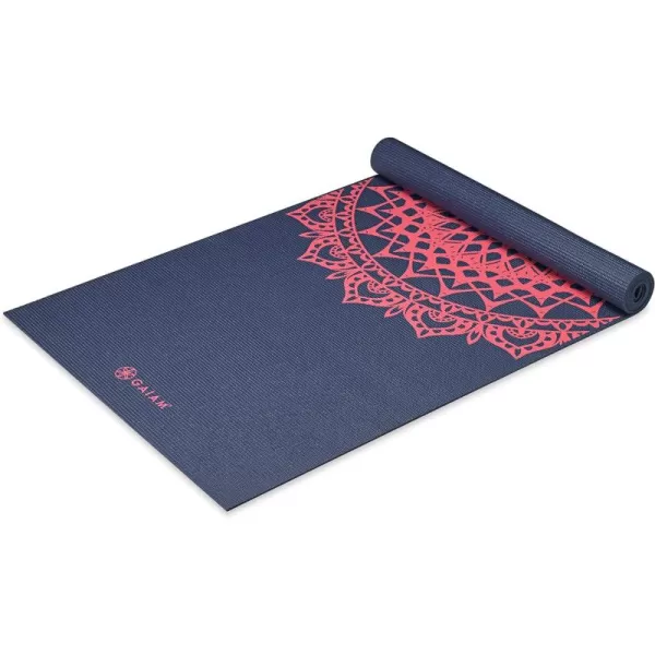 Gaiam Print Yoga Mat, Non Slip Exercise &amp; Fitness Mat for All Types of Yoga, Pilates &amp; Floor Exercises