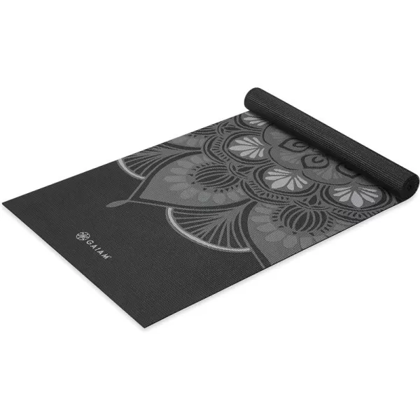 Gaiam Print Yoga Mat, Non Slip Exercise &amp; Fitness Mat for All Types of Yoga, Pilates &amp; Floor Exercises