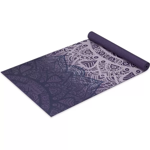 Gaiam Print Yoga Mat, Non Slip Exercise &amp; Fitness Mat for All Types of Yoga, Pilates &amp; Floor Exercises