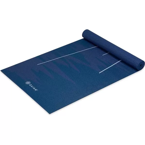 Gaiam Print Yoga Mat, Non Slip Exercise &amp; Fitness Mat for All Types of Yoga, Pilates &amp; Floor Exercises