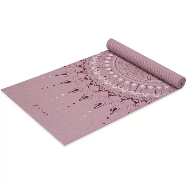 Gaiam Print Yoga Mat, Non Slip Exercise &amp; Fitness Mat for All Types of Yoga, Pilates &amp; Floor Exercises