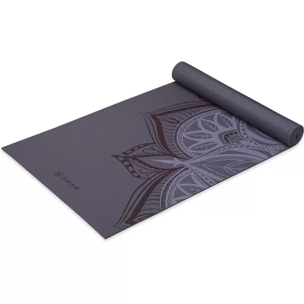 Gaiam Print Yoga Mat, Non Slip Exercise &amp; Fitness Mat for All Types of Yoga, Pilates &amp; Floor Exercises