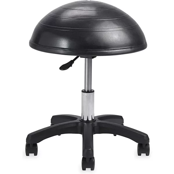 Gaiam Balance Ball Chair Stool, Half-Dome Stability Ball Adjustable Tall Office