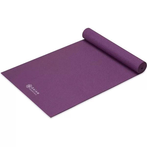 Gaiam Essentials Premium Yoga Mat with Yoga Mat Carrier Sling 
