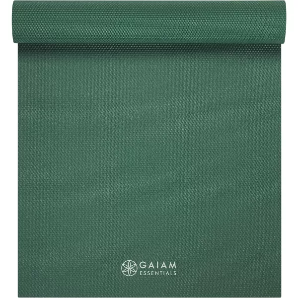 Gaiam Essentials Premium Yoga Mat with Yoga Mat Carrier Sling 