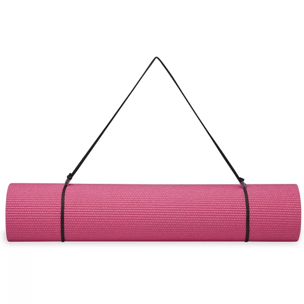 Gaiam Essentials Premium Yoga Mat with Yoga Mat Carrier Sling 