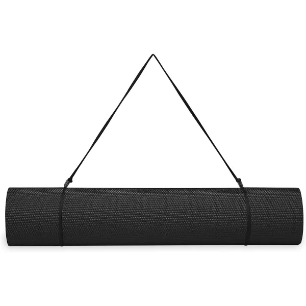 Gaiam Essentials Premium Yoga Mat with Yoga Mat Carrier Sling 