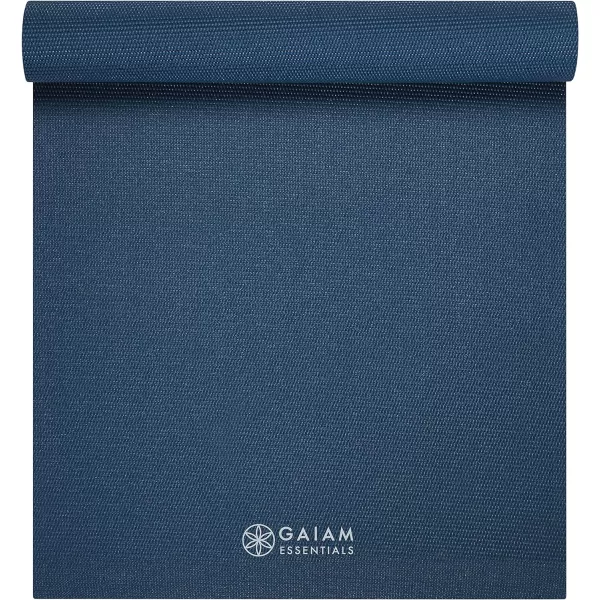 Gaiam Essentials Premium Yoga Mat with Yoga Mat Carrier Sling 