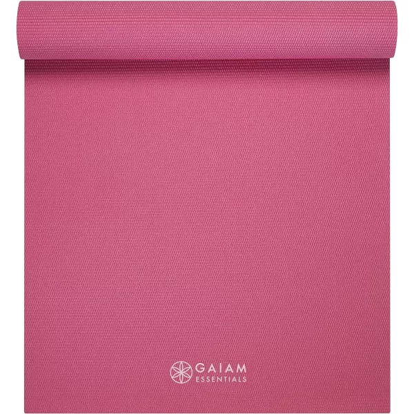 Gaiam Essentials Premium Yoga Mat with Yoga Mat Carrier Sling 