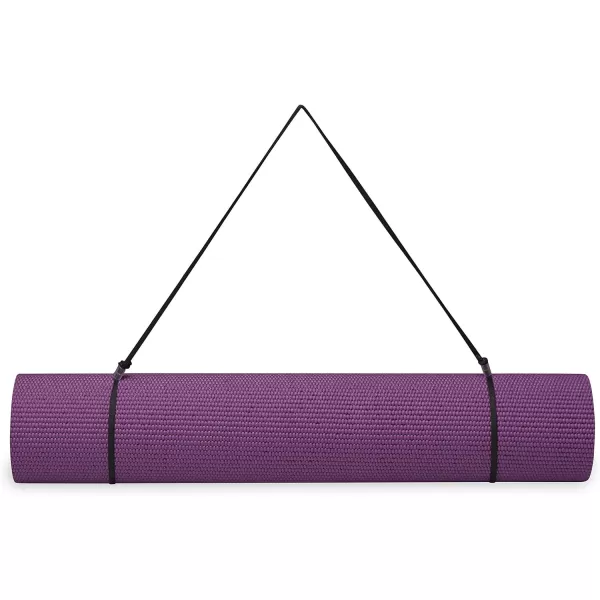 Gaiam Essentials Premium Yoga Mat with Yoga Mat Carrier Sling 